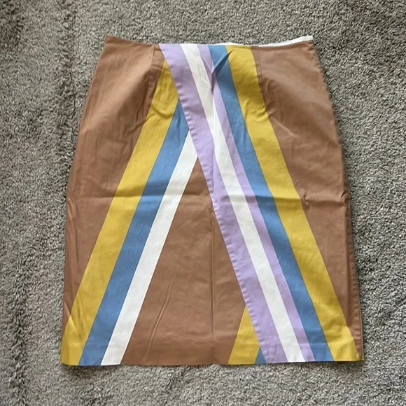 EUC Boden Pencil Skirt Striped - Size 8R - Picture 3 of 6